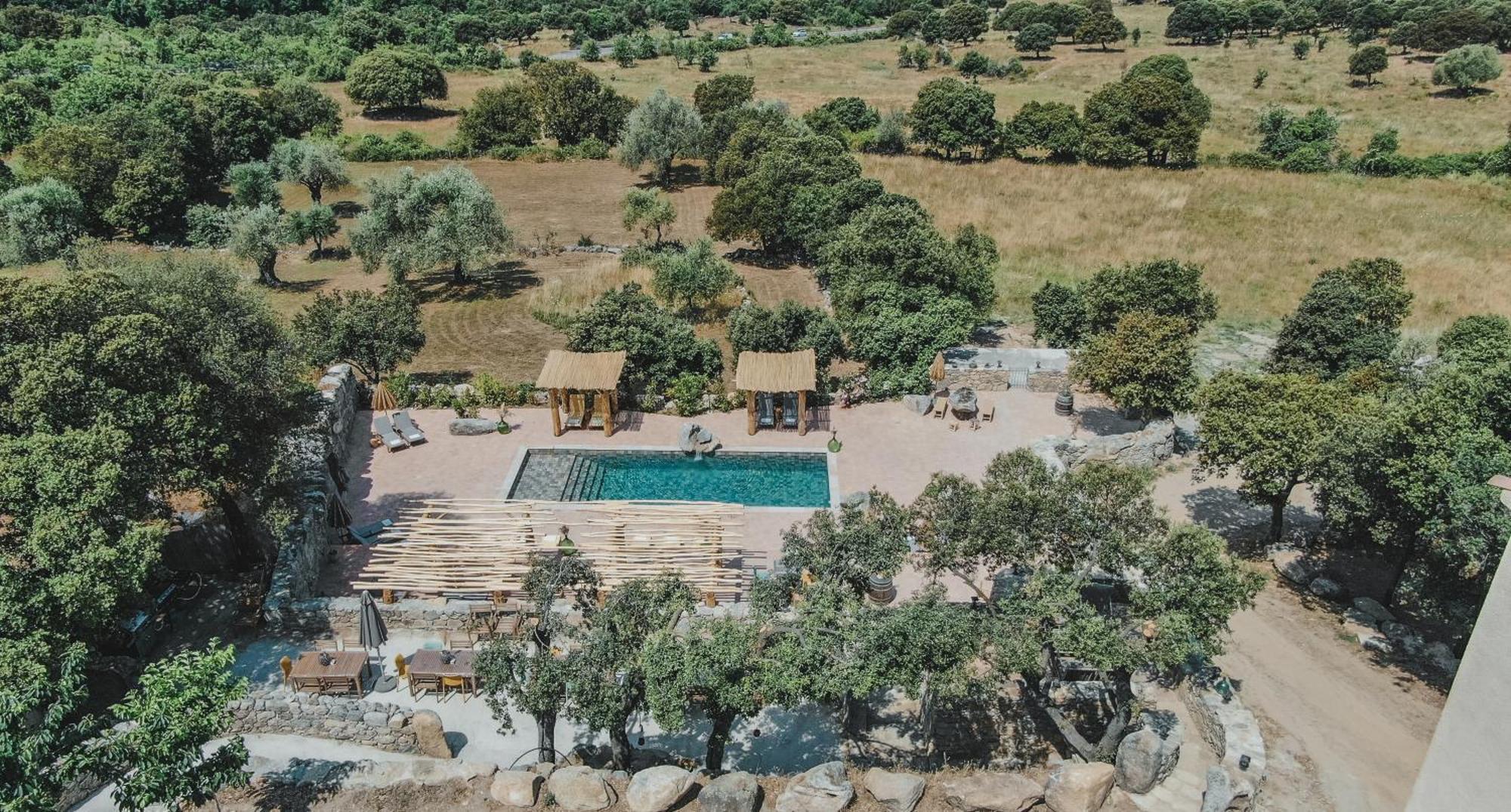 Residence De Luxe 4 Etoiles A Pietralba, 4 Logements Piscine Chauffee Balagne Exteriér fotografie
